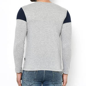 T-shirt à manches longues pour homme, taille plus, en polyester/coton, col rond, jersey tricoté, impression photo, décontracté, écologique, séchage rapide, personnalisé - Product Image 2