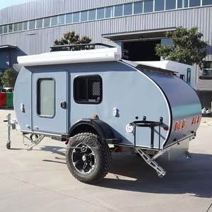 Dventure-Ready Modern Aluminum Mini Camper Travel Trailer-off Road Capable <b>Slide</b>-Out Kitchen 4 Person Capacity for Outdoor - Product Image 6