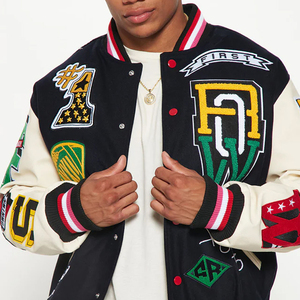 Veste de baseball classique pour hommes, vente en gros, qualité supérieure, veste élégante de style universitaire, streetwear - Product Image 6