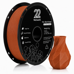Filamento PLA+ Naranja Quemado 22Network al por Mayor, Bobina de 1KG, 1.75mm, para Impresora 3D Industrial, Alta Velocidad 300mm/s, OEM ODM - Product Image 1