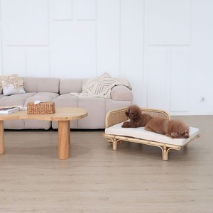 Cama premium para perros, muebles de ratán para mascotas de fabricante vietnamita, camas naturales para gatos de la más alta calidad - Product Image 5