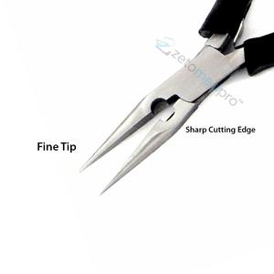 Pince à bec effilé professionnelle avec coupe-latéral en acier inoxydable de haute qualité, outil de précision pour la fabrication de bijoux, fournisseur OEM - Product Image 2