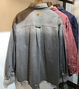 Chemises en jean pour hommes LUXE ATTIRE INDUSTRY – Coton respirant, manches longues classiques, décontractées, anti-plis, écologiques, fourniture ODM - Product Image 5