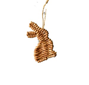 Décoration de Noël en rotin tressé à la main en fibres végétales naturelles, série de collection nouvelle arrivée - Product Image 3