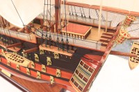 Modèle de bateau HMS Victory Lord Horatio Nelson - Grand modèle de bateau à voile en bois - Fabriqué à la main - Décoration de maison polie pour les amateurs de navigation