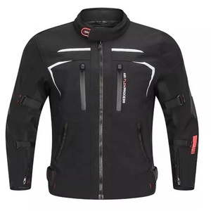 Chaqueta de Motocicleta Ligera y Transpirable para Hombre, para Todas las Estaciones, con Protección de Nivel 2 CE, Resistente al Viento e Impermeable, Tallas Grandes - Product Image 1