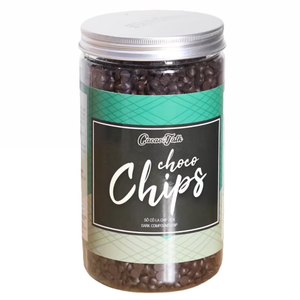 บริการผลิตช็อกโกแลตผสมแบบ Private Label ฮาลาล ช็อกโกแลตดาร์กคุณภาพสูงแบบชิปส์ ช็อกโกแลตโกโก้แท้สำหรับบิสกิตและคุกกี้ - Product Image 1