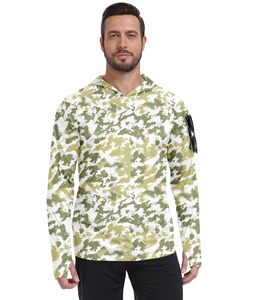 Camisetas de Pesca con Capucha para Hombre, Protección Solar UPF 50+, 100% Poliéster, Tallas Grandes, Ropa de Pesca Ligera con Protección Solar - Product Image 1