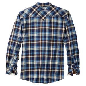 Chemise en flanelle à carreaux orange pour homme, manches longues, boutonnée, décontractée, respirante, 100 % coton, séchage rapide, légère, tricotée, col rabattu, printemps - Product Image 4