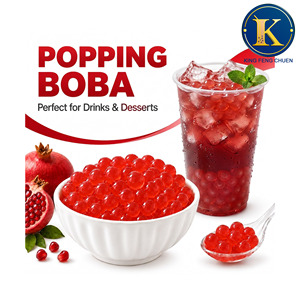 ลูกบอลรสทับทิม 3.4 กก. แบบแตกในปาก สำหรับชานมไข่มุก ผลิตในไต้หวัน - Product Image 1