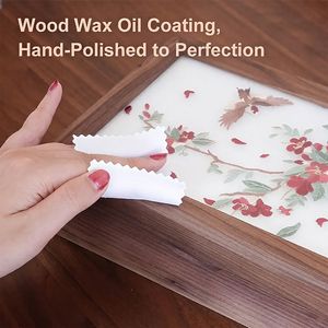 Scatola Portaoggetti per Gioielli in Legno Massello Marrone Fatta a Mano, Organizer Retrò per Collane, Bracciali, Orologi, Matrimoni, Compleanni - Product Image 5