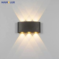 Lampe de chevet LED imperméable conforme à la norme IP65, applique murale, luminaire décoratif d'extérieur, idéal pour un jardin ou une véranda, 2/4/6/8W, 2/10 W
