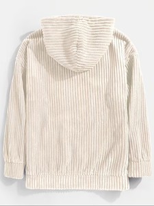 Sweat-shirt à capuche pour homme, coupe classique, pull à manches longues, décontracté, hiver, 400 grammes, polyester/coton, avec poche - Product Image 2