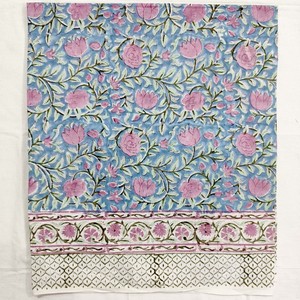 Magnifique Sarong en Coton Imprimé à la Main, Motif Floral, Paréo de Plage pour Femme, Robe de Bain, Cache-Bikini, Écharpe de Corps et de Cou - Product Image 4