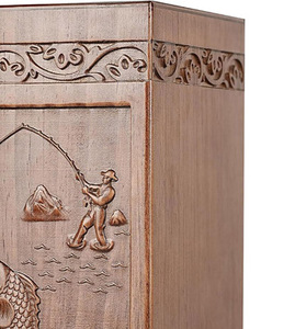 Urnes funéraires en bois pour adultes, urnes de crémation artisanales en bois poli, urnes funéraires à bas prix - Product Image 3