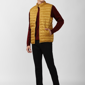 Chaleco Acolchado de Invierno para Hombre de Alta Calidad con Cuello Alto, Cremallera Completa, Logotipo Personalizado, Tejido de Lona Cálido y Resistente al Viento en Oferta - Product Image 6