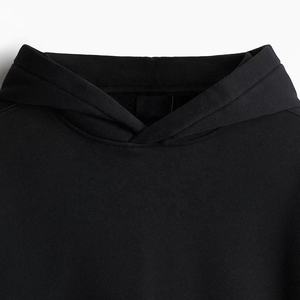 Hot Sale Heavyweight Oversized Hoodies for Men High Quality Cotton <b>Blended</b> Trendy Graphic Logo Customization Available - Product Image 2