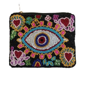 Élégant petit sac portefeuille artisanal avec design Onva avec un travail de perles de rocaille unique et une finition de qualité supérieure par Hiba Enterprises - Product Image 5