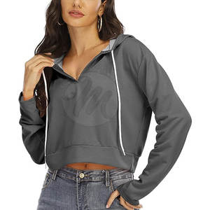 Vente Flash : Hoodies Crop Top de Qualité Supérieure, Fabrication en Usine, Prix de Gros - Product Image 3