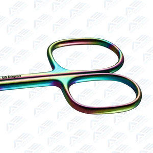 Tijeras de Manicura y para Uñas para un Cuidado Preciso de las Uñas, Instrumentos de Belleza para Salón, Tijeras Curvas Coloridas para Cutículas, Profesionales - Product Image 6