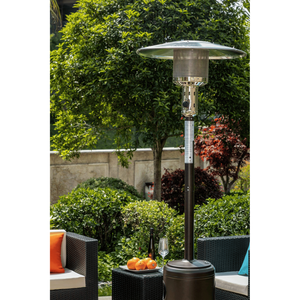 Chauffe-terrasse portable au propane de 47 000 BTU, 88 pouces, avec brûleur en acier inoxydable et roues de qualité commerciale pour usage extérieur - Product Image 2