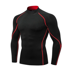 Camiseta Deportiva de Compresión de Manga Larga para Gimnasio, Secado Rápido, para Entrenamiento, con Logotipo Personalizado OEM, Unisex, MMA, BJJ, Ecológica - Product Image 1