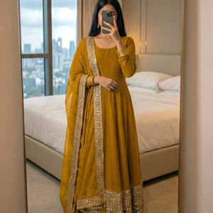 Ramdev Trading, Ropa Étnica India y Pakistaní al por Mayor, Conjunto de Kurti de Seda Romana de Diseñador para Mujer, Lehenga Nupcial, Estilo Moderno para Bodas - Product Image 1