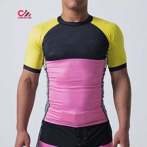 Camiseta de Natación CARE MASTER para Hombre, Personalizable, de Manga Corta, Secado Rápido, Poliéster, Top Deportivo para Adultos - Product Image 3