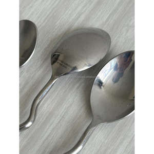 ชุดช้อนสแตนเลสซิกแซก4ชิ้นคุณภาพดีชุดช้อนรับประทานอาหารสำหรับร้านอาหารโรงแรม - Product Image 2