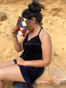 Nueva cubierta dura hecha a mano Real tela Cierre de hilo seguro diarios Boho Vintage cubierta colorida sin forro hoja reciclada diarios - Product Image 5