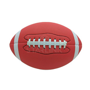 ลูกรักบี้ฝึกซ้อมคุณภาพพรีเมียม ผลิตในปากีสถาน หนัง PU บริการ OEM ปริมาณสั่งซื้อขั้นต่ำน้อย สำหรับใช้งานกลางแจ้ง - Product Image 1