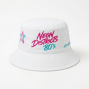 Chapeau Bob en Coton Personnalisé Premium, Style Rétro, Brodé, Streetwear, Unisexe, Mode, OEM ODM - Product Image 1