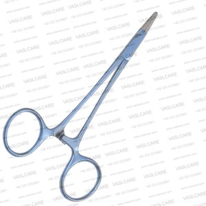 Portaagujas de Titanio Halsey de 5 Pulgadas con Punta de Diamante, Carburo de Tungsteno, para Microcirugía, Cirugía Plástica, Instrumento de Sutura de Vaslcare - Product Image 3