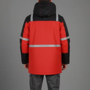 Premium Reflective Polyester <b>Jacket</b> High Visibility Material Custom Safety Work <b>Jacket</b> for Unisex Outdoor Use Digital Printing - Product Image 3