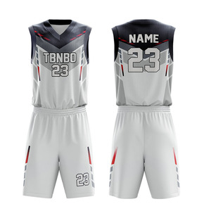 Camiseta de Baloncesto Personalizada Blanca con Estampado por Sublimación, Transpirable, de Poliéster, Unisex para Adultos, Servicio OEM, Detección de Agujas - Product Image 1