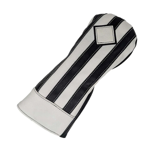 New Design Customized logo Golf <b>Head</b> <b>Covers</b> Custom Embroidery Genuine Leather Golf <b>Head</b> <b>Cover</b> In Solid Color - Product Image 3