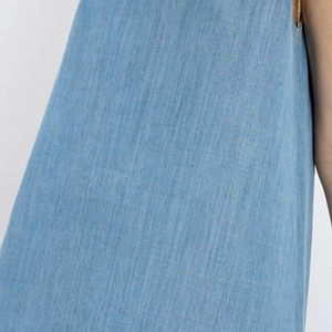 Robe trapèze élégante en tricot uni sans manches pour femme avec ourlet à pampilles – Idéale pour l'été, les sorties quotidiennes et la plage - Product Image 3