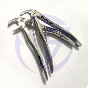 Forceps d'extraction dentaire pédiatrique # C pour molaires mandibulaires autoclavables en acier inoxydable chirurgical Wenquar - Product Image 5