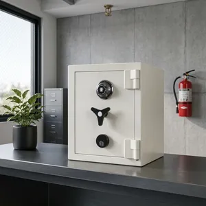 Home Fire-Resistant Family Valuables Protection Safe Fireproof Steel Size Small Compact Safe with Floor Mounting Option AX-081 - Product Image 1