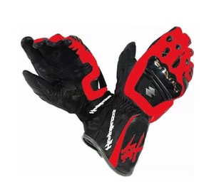 Gants de moto en cuir personnalisés avec protection rigide pour les articulations, style Hayabusa, gants de protection en cuir pour la conduite de moto - Product Image 1