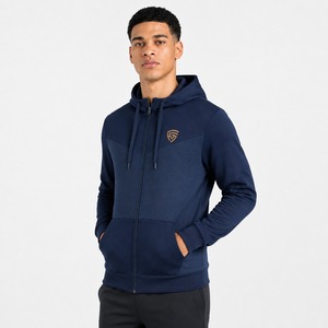 Sudadera con capucha y cremallera de alta calidad para hombre, transpirable, con cremallera completa, para moda urbana, aventuras al aire libre y comodidad diaria. - Product Image 3