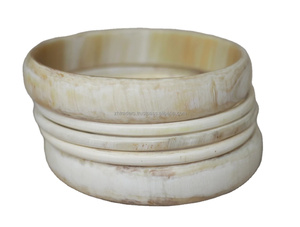 Venta al por mayor hecha a mano ecológica búfalo vaca cuerno lujo brazalete pulsera para mujer personalizable Color/forma joyería de moda - Product Image 2