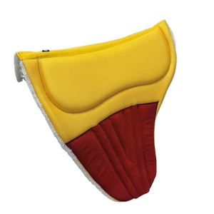 Precio de fabricación, almohadilla de sillín de doma de malla con parche de cuero, equipo de equitación, 1 pulgada de grosor - Product Image 4