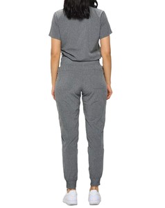 Wholesale Grey Printed Scrub <b>Sets</b> Fashion Medical Uniforms Cotton Fabric Hospital Nursing Scrubs Stylish <b>Doctor</b> Suits Unisex - Product Image 2