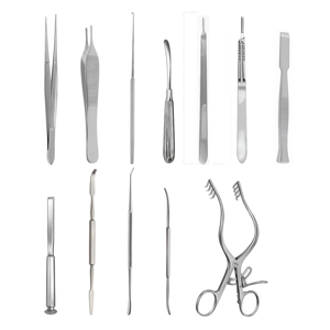 Kit de marteaux neurologiques en acier inoxydable pour examen physique neurochirurgical, types Taylor, Babinski, Wartenberg, certifié CE - Product Image 1