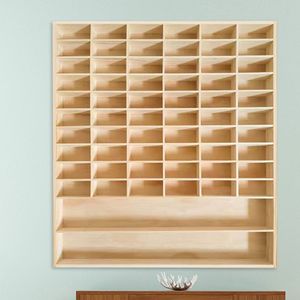 Organisateur de jouets de voiture rectangulaire en bois fait main et écologique, design moderne, cadeau d'anniversaire, qualité supérieure, vente en gros directe usine - Product Image 1