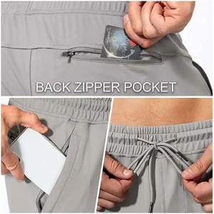 <b>Men</b> Quick-<b>Dry</b> Lycra <b>Joggers</b> Moisture Wicking Sweatpants for Running & Training <b>Men</b> Slim <b>Fit</b> Trousers - Product Image 6
