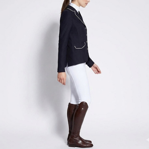 Chaqueta de equitación de alta calidad con ajuste regulable para mujer, ideal para montar al aire libre, doma clásica y espectáculos ecuestres, con cuello alto. - Product Image 5