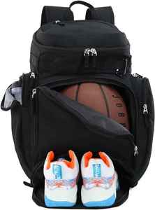 Bolsa de Práctica de Baloncesto Portátil con Gran Capacidad de Almacenamiento para Zapatos de Baloncesto, Uniformes, Toallas y Artículos Personales - Product Image 4