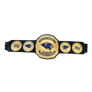 High Point University Basketball Championship Belt HPU The Price of Winning Design High-Quality Leather Strap Collectible Belt - Product Image 6